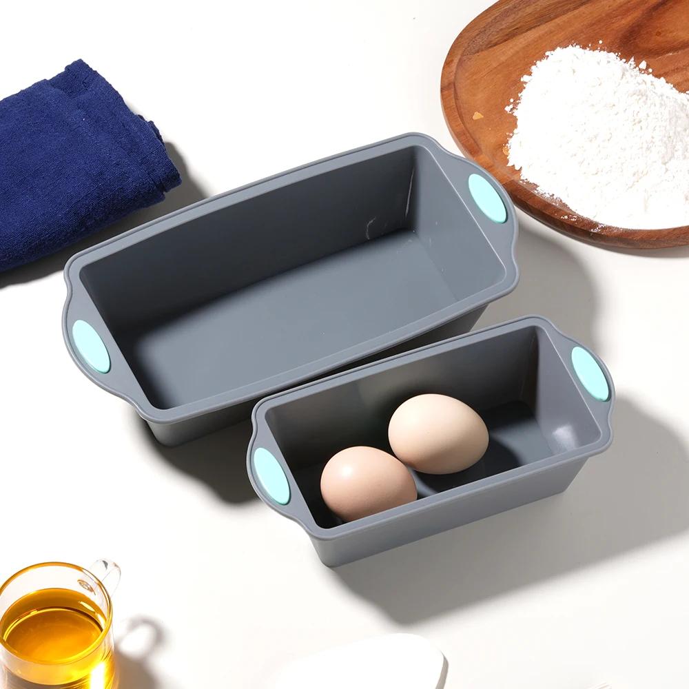 

Grey Heat-resistant Silicone Cake Mold Pan 2/3Pcs Baking Tray Non-Stick Bread Pie Mould Baking for DIY Cake Kitchen Accessories