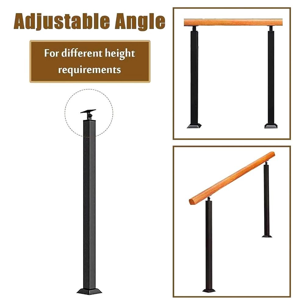 1Pcs Simple Stair Handrail Guardrail Modern Style Balcony Fence Metal Baluster  Home Safety Barrier