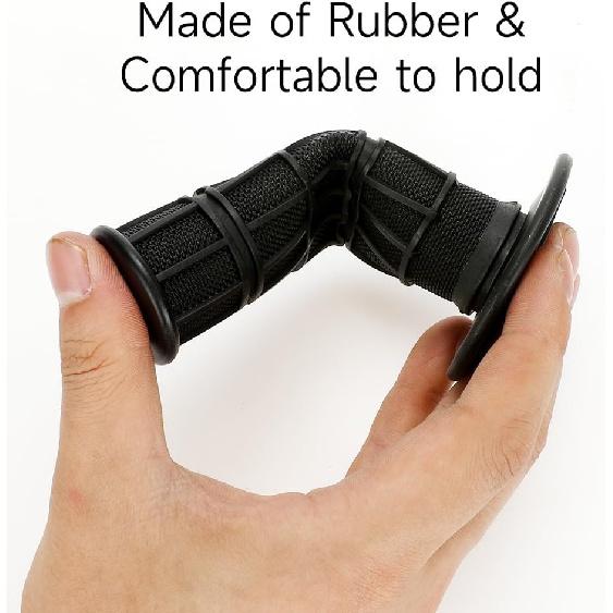 HIAORS 7/8" Motorcycle Hand Grips For CRF YZF WRF KXF KLX Pit Dirt Bike Motocross Motorcycle Offroad Dirt Bike Black