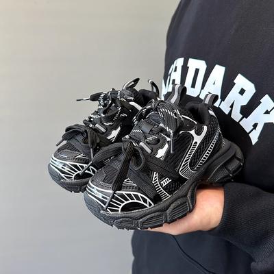 Scarpe Casual Traspiranti da Ragazzo tipo "Dad Shoes", Scarpe Antiscivolo da Ragazza