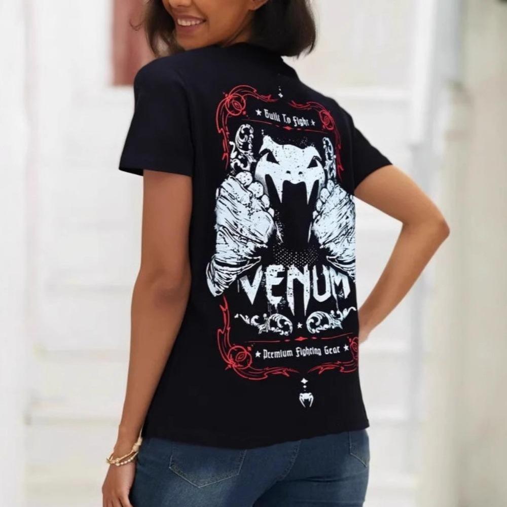 Tricou cu mânecă scurtă pentru femei de vară, cu imprimeu, la modă, lejer, cu gât rotund, Tricou confortabil pentru femei cu mânecă scurtă