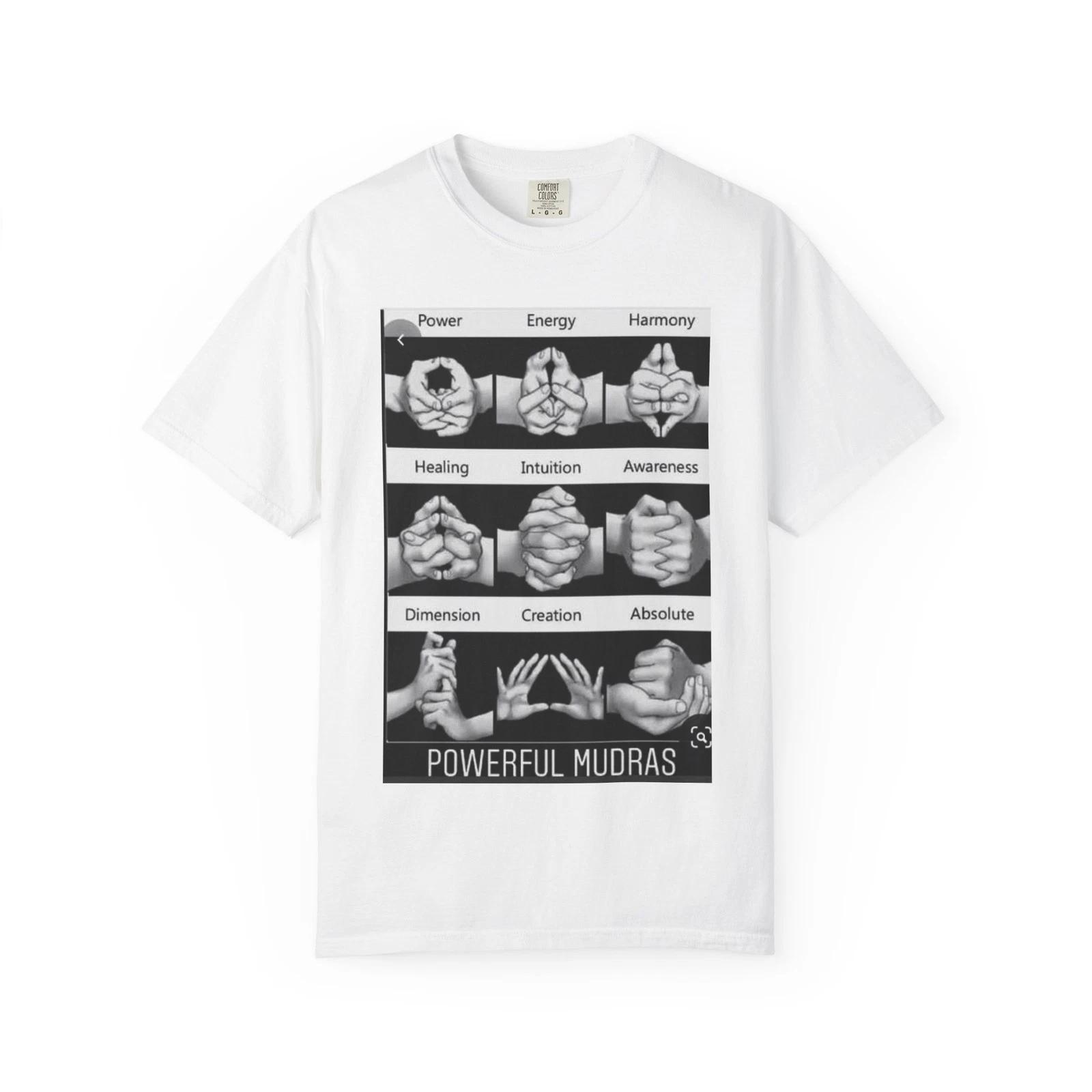 Mudra Unisex T-Shirt: Empowering Spiritual Wear, Yoga Apparel, Meditation [...] L