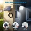 3 Mode Solar Wall Lamp Split Design Energy Saving Motion Sensor Light Waterproof with Remote Outdoor Wall Lights Outside