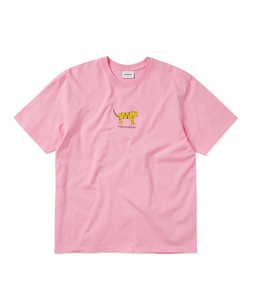 THISISNEVERTHAT Yellow Cat Tee Pink