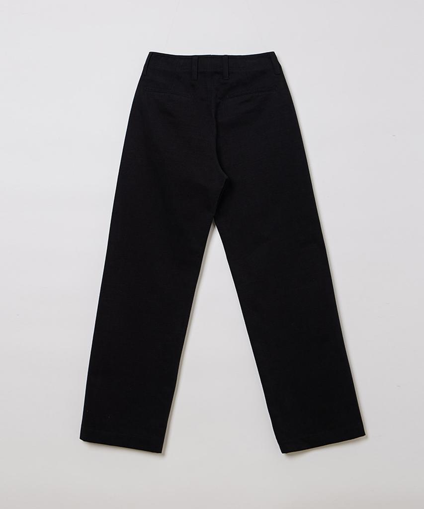 Pildeoseu Woman Classic Brushed Cotton Pants Black