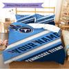 Name Individuell Tennessee Titans Logo Muster Bettwäsche Set Bettbezug Kissenbezug Heimdeko Geschenk (1 Bettbezug + 2 Kissenbezüge, ohne Füllung)