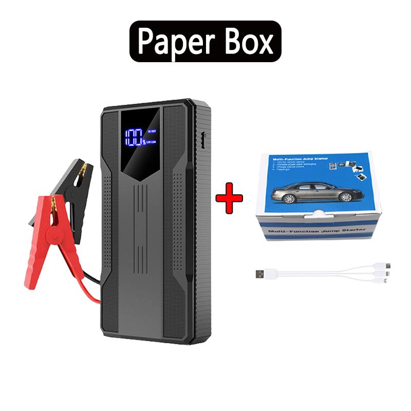 Car Emergency Booster Starter LED Flashlight 30000mAh Car Jump Starter Battery Power Bank 12V Auto Starting Device Petrol Diesel