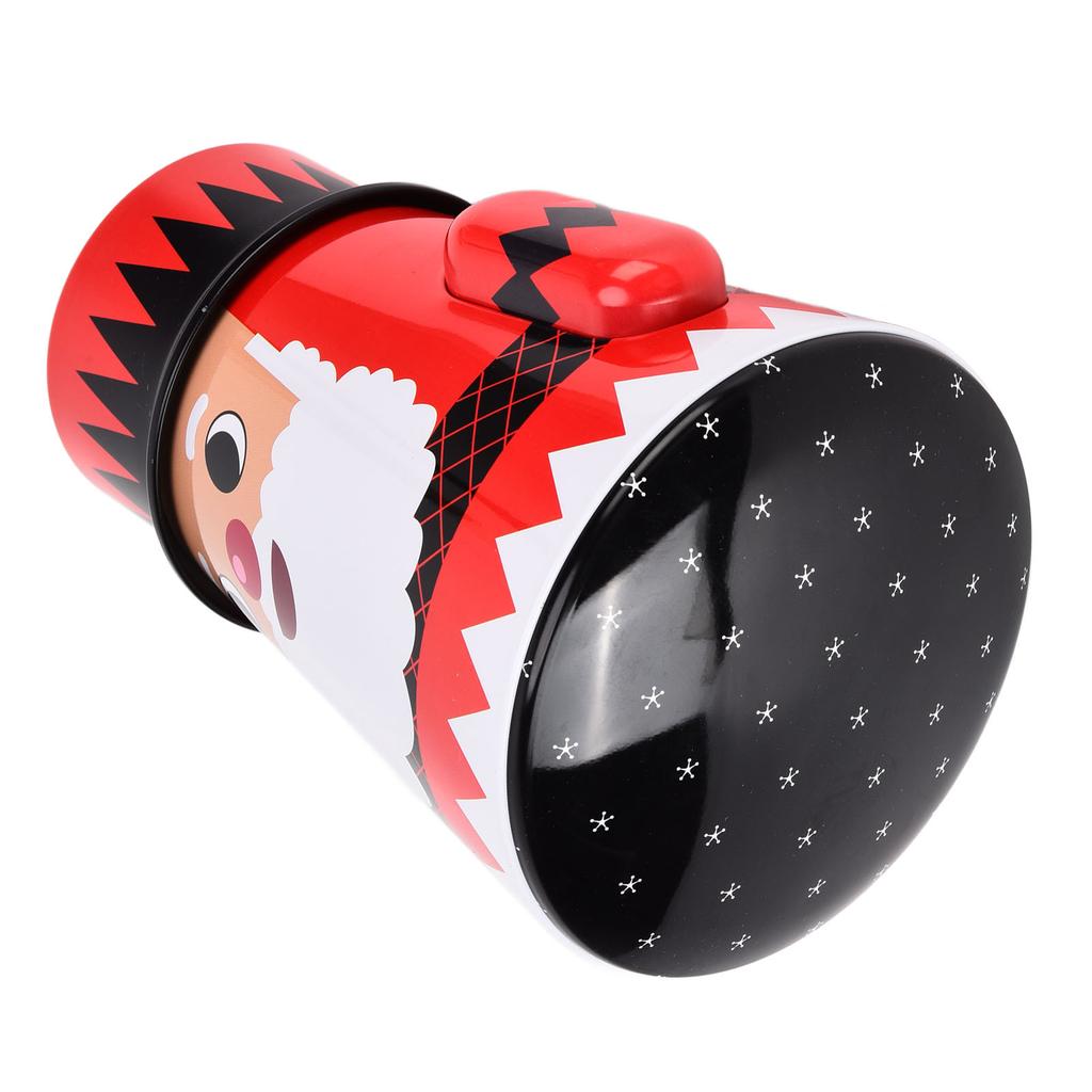 Weihnachts-Süßigkeiten-Eisenbox Stehaufmännchen-Design Weihnachtsmann Schneemann Süßigkeitendosen AufbewahrungsboxWeihnachtsmann