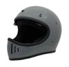 SUNUP Full Face Motorcycle Helmet PILOT Size L SM-001 (59-60cm) (Gloss Gray)