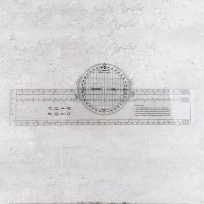 Degree Protractor Coordinate Scale Transparent Drawing Ruler Measuring Reading