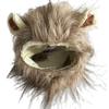 Breathable Lion Mane Wig Cap Hat Fluffy Pet Costume Comfortable Fit Dog Cat Wig Hat  Cosplay