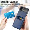 Non -Slip Card Pocket Portable Leather Case For Samsung Galaxy Z Flip4 Flip 4 Flip3 Flip 4 Zflip4 5g Mobile Phone Accessories