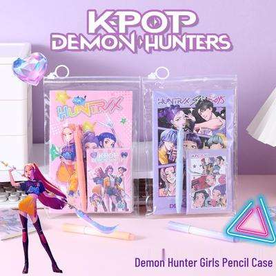 Grenzüberschreitende Dämonenjägerin Schreibwaren-Set: Praktisches Geschenk für Studenten & K-POP Geburtstags Souvenir