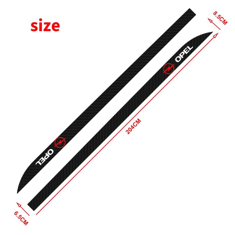 AAAYU1 AAAYQ1 Car door badge decorative stickers side skirt stickers For Opel Corsa Astra Insignia Vectra Zafira Meriva Mokka Grandland Vivaro