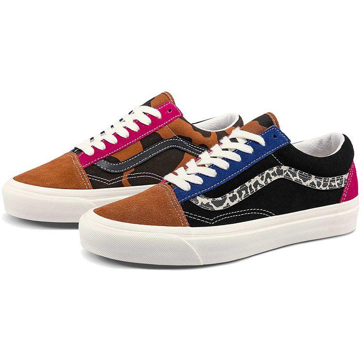 Vans Old Skool 36 DX Anaheim Factory - Animal Mix Unisex Sneakers Multi-Color Black VN0A54F396M