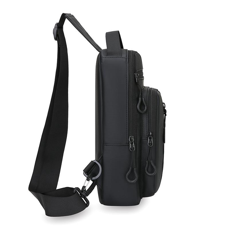 Geantă Unisex Multifuncțională Crossbody - Sling de Piept din Nailon Rezistent la Apă cu Buzunare Organizatorice