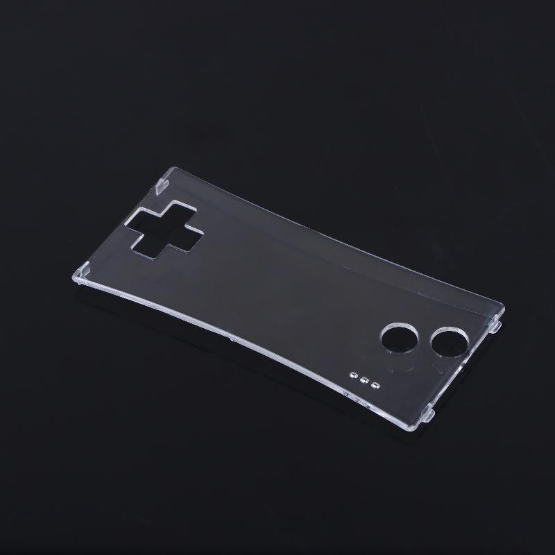 For Gameboy Micro Transparent Clear Front Faceplate Cover For Gbm System Front Shell Case & Protective Film Accessories