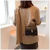 Vintage Kette Handtasche 2023 Mode Eine Schulter Messenger Handtasche Einfache Kleine Quadratische Tasche Trend