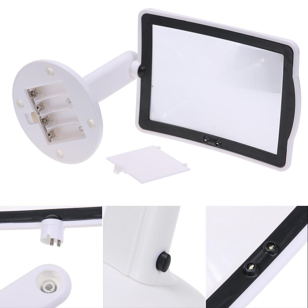 3X 180° Rotatable Magnifying Glass Handsfree Loupe Screen Reading Magnifier Foldable Multi-function Convenient with LED Light
