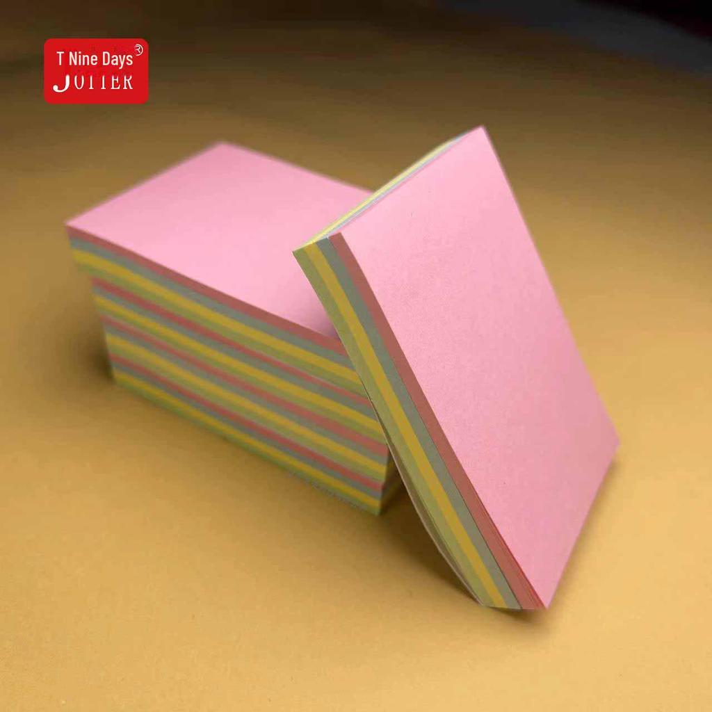 """Renkli Kare Yapışkan Notlar""": N-Kez Yapışkanlı Kendinden Yapışkanlı Öğrenci Kırtasiyesi"