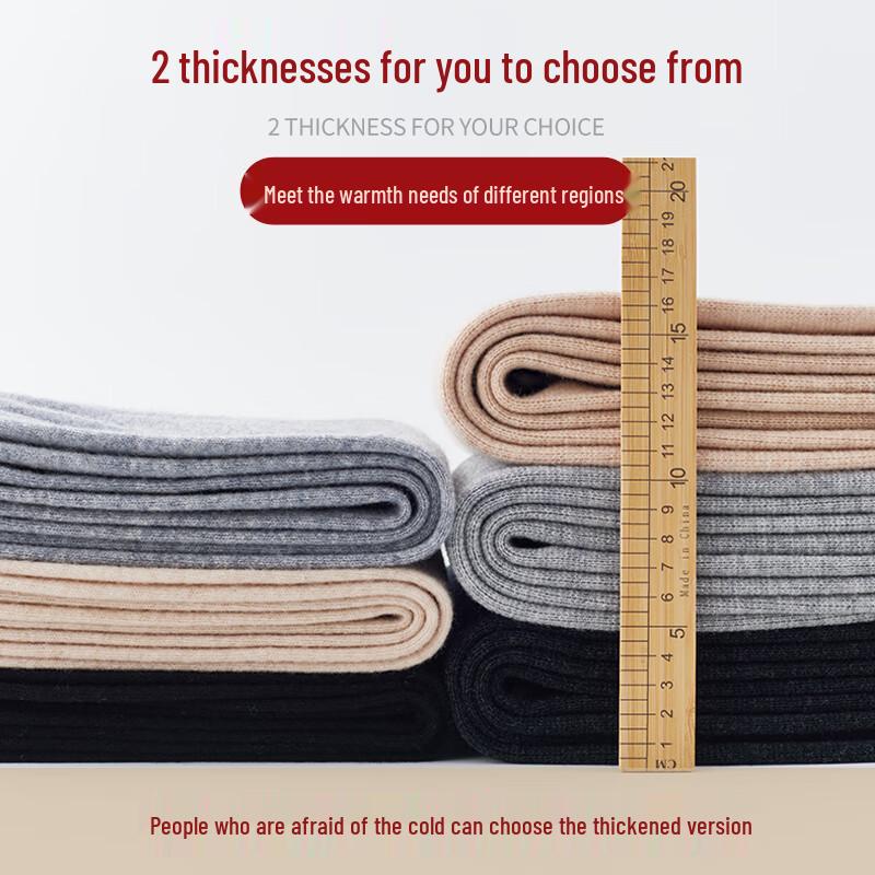 Mengyangwang Women's 100% Pure Wool Thermal Leggings