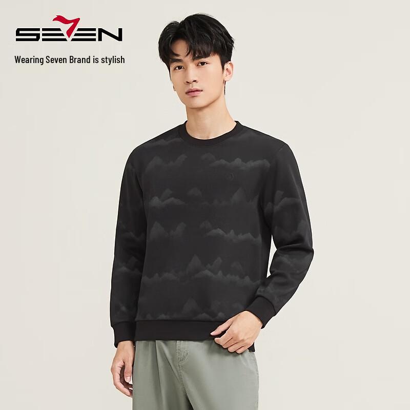 Septwolves Men's National Style Printed Sweatshirt