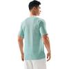 Li Ning Running Series Versatile Round Neck Letter Comfortable Simple Quick-Dry Short Sleeve T-Shirt Men Tops Sky-Blue ATSV367-4