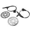 Bike Disc Brake Kit Low Noise Fast Cooling Aluminum Alloy Disk Breaks for Mountain BikeBlack