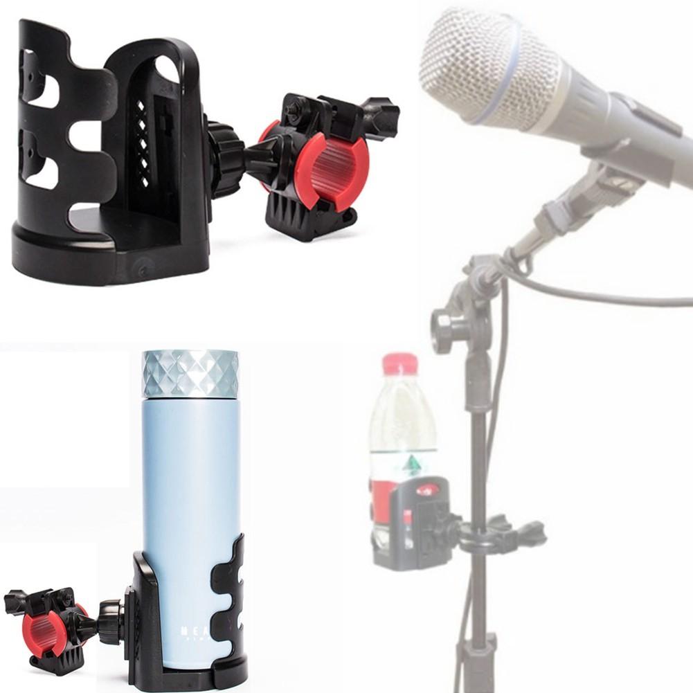 

Drinks Holder 1PC Black Bottle Clamp For Microphone
