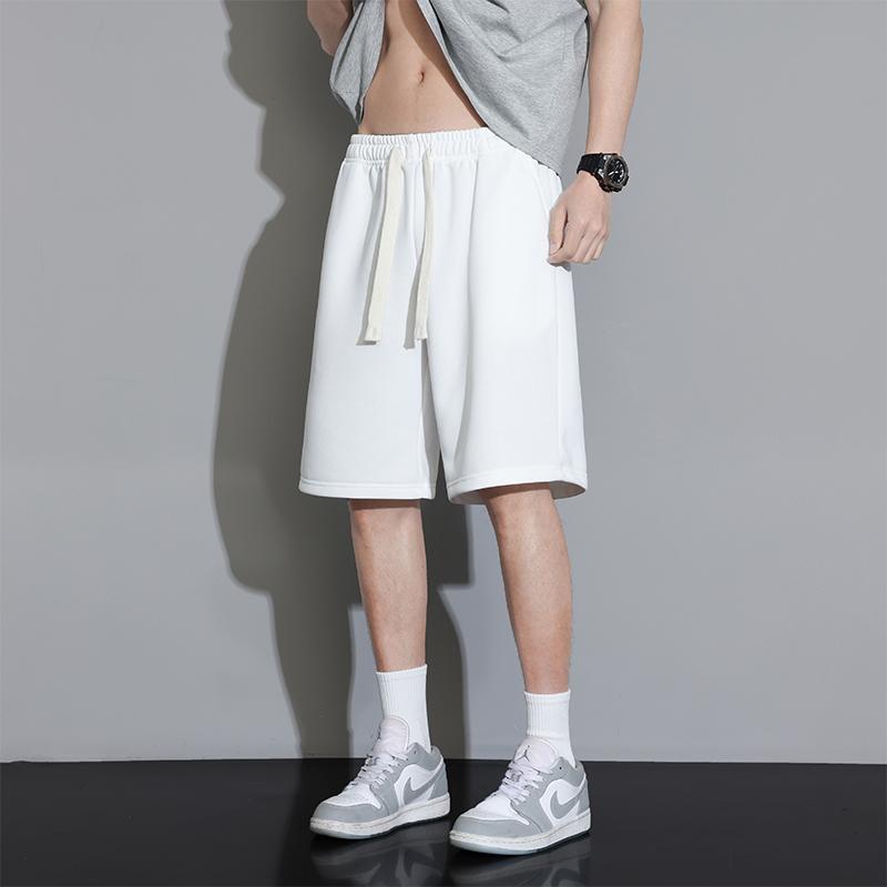 Shorts Men's Solid Color Five-quarter Pants Casual Sports Shorts Simple Shorts