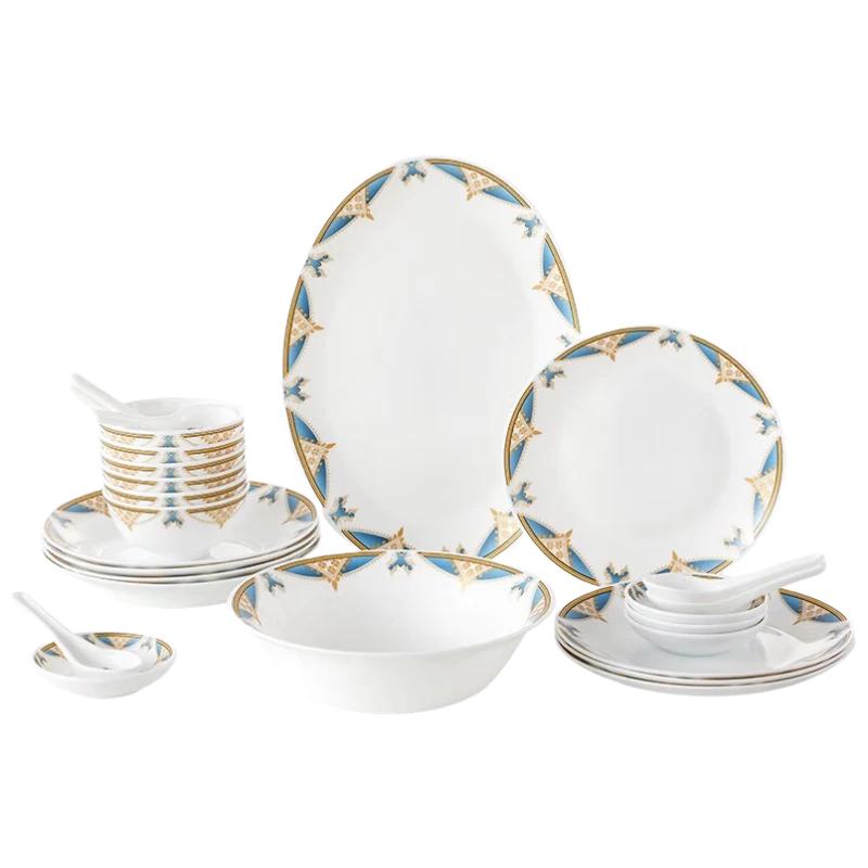 Corning VISIONS CB Locke 26-Piece High-Temperature Glass Dinnerware Set