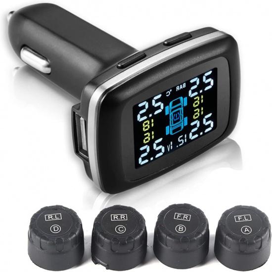 Car TPMS Tire Pressure Monitoring System,Tire Pressure Monitor with 4 External Sensors