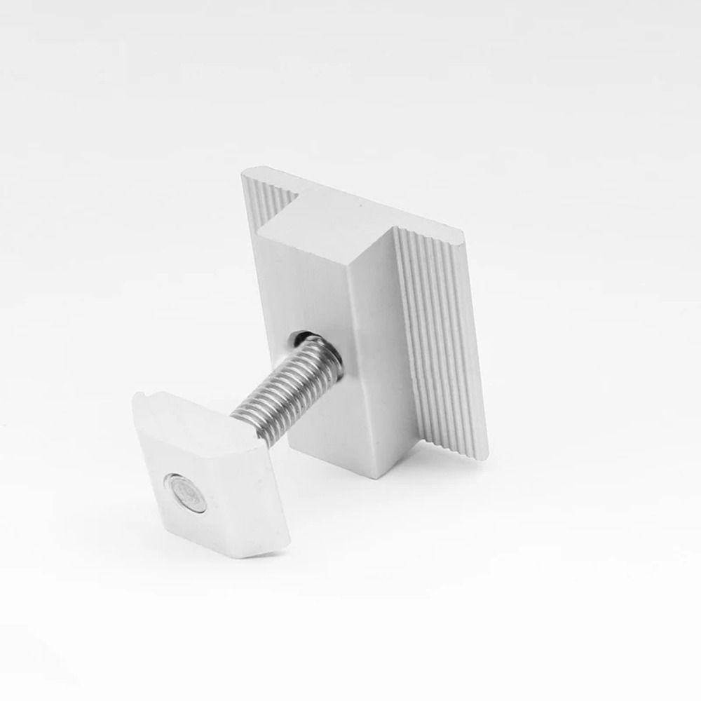 4Pcs End Clamp Solar Module Brackets Mid Clamp Solar System Install Accessories  PV Bracket Mounting