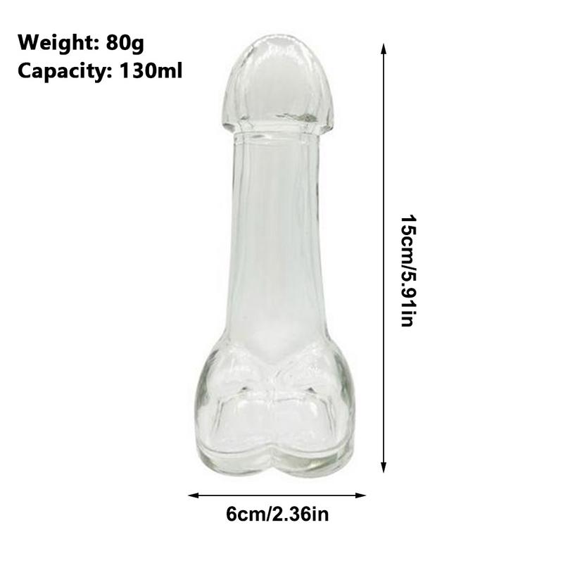 Men's Dick Penis Cocktail Glass Cup Mug Bottle Glass Halloween Christmas Party Beer Cup Funny Wine Cups Mug Bottle