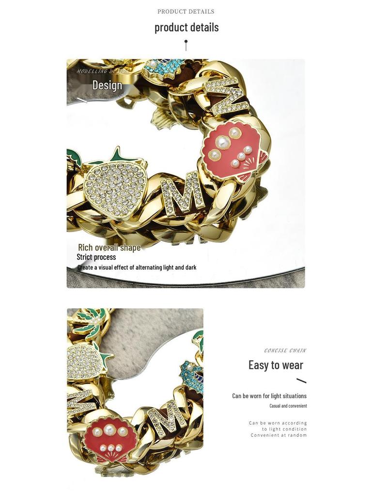 Original Full Diamond Unisex Hip-Hop Necklace – Trendy Style Seen In Live Broadcast