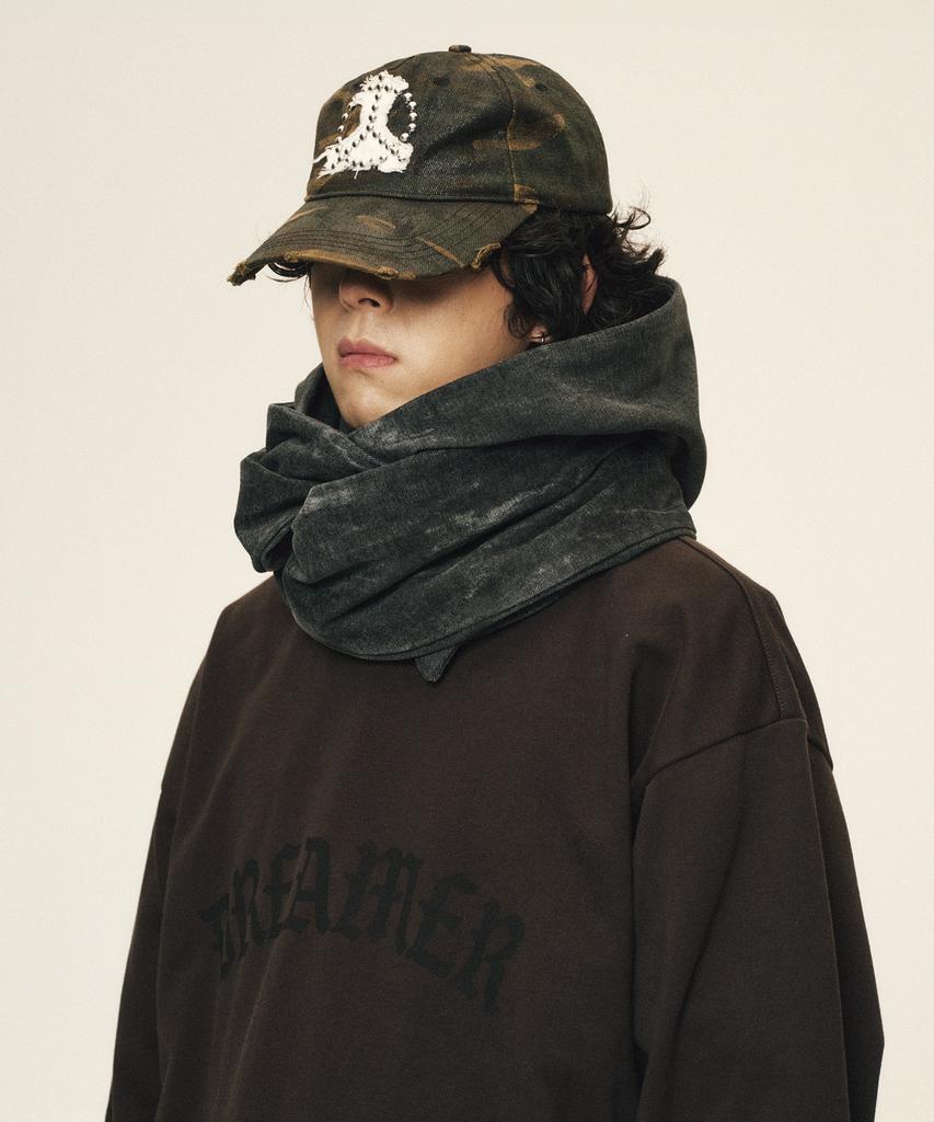Kodeu Peaceful Stud Patch Cap_Coated Camouflage