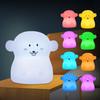 Penguin, Fox, Owl, Monkey Small Night Light: Novel and Unique Silicone Lamp, Creative Ambient Color-Changing Light