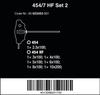Wera 05023453001 Screwdriver Set HF Set 2 Black Japanese T-Handle 454/7 Hex-Plus 7-Piece [Official Import]