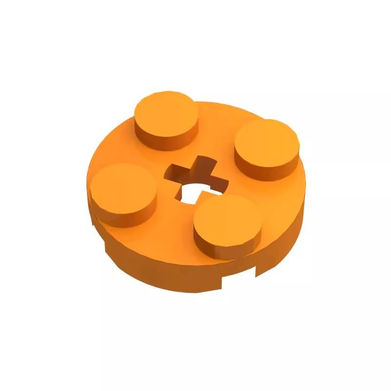 100pcs DIY Building Blocks Size Compatible With 4032 Brick Plastic 2x2 Round Toys for Children