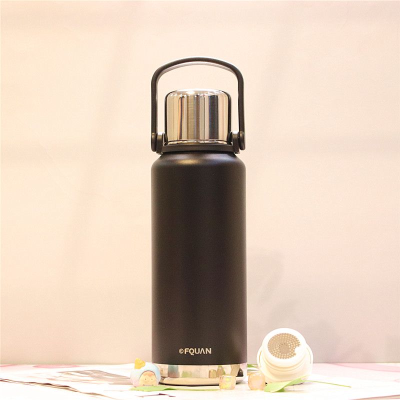 Stylish Thermos Flask for Outdoor Use, Large-Capacity Thermos Cup, Tea Brewing Pot, Household Hot Water Thermos Bottle, Travel Water Bottle