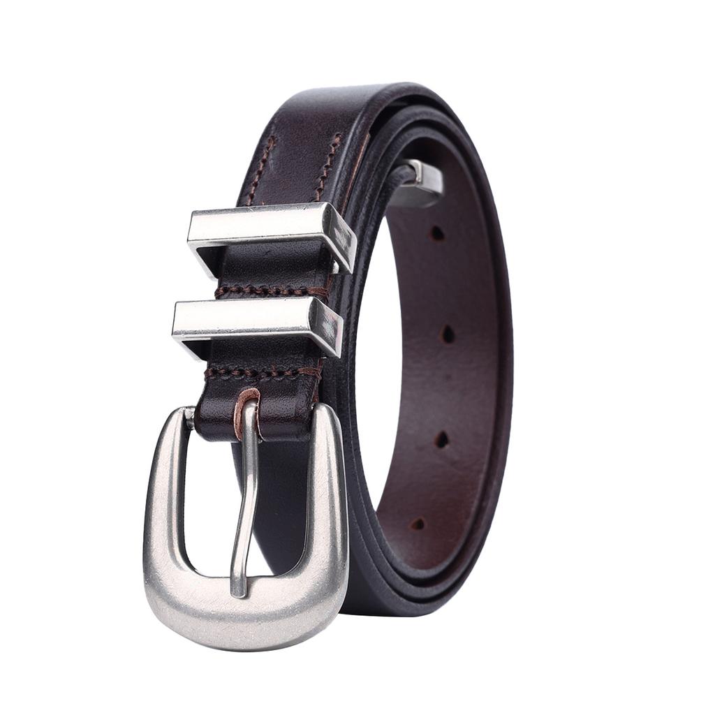 First Layer Tree Paste Leather Belt Women'S Leather Suit Pants Simple Versatile Dress Women'S Belt Cowhide Decorative Belt Women