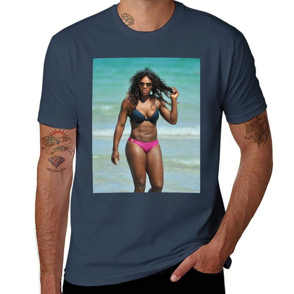 Serena Williams #222 T-Shirt t shirts for man slim fit man t shirt luxury T-Shirt