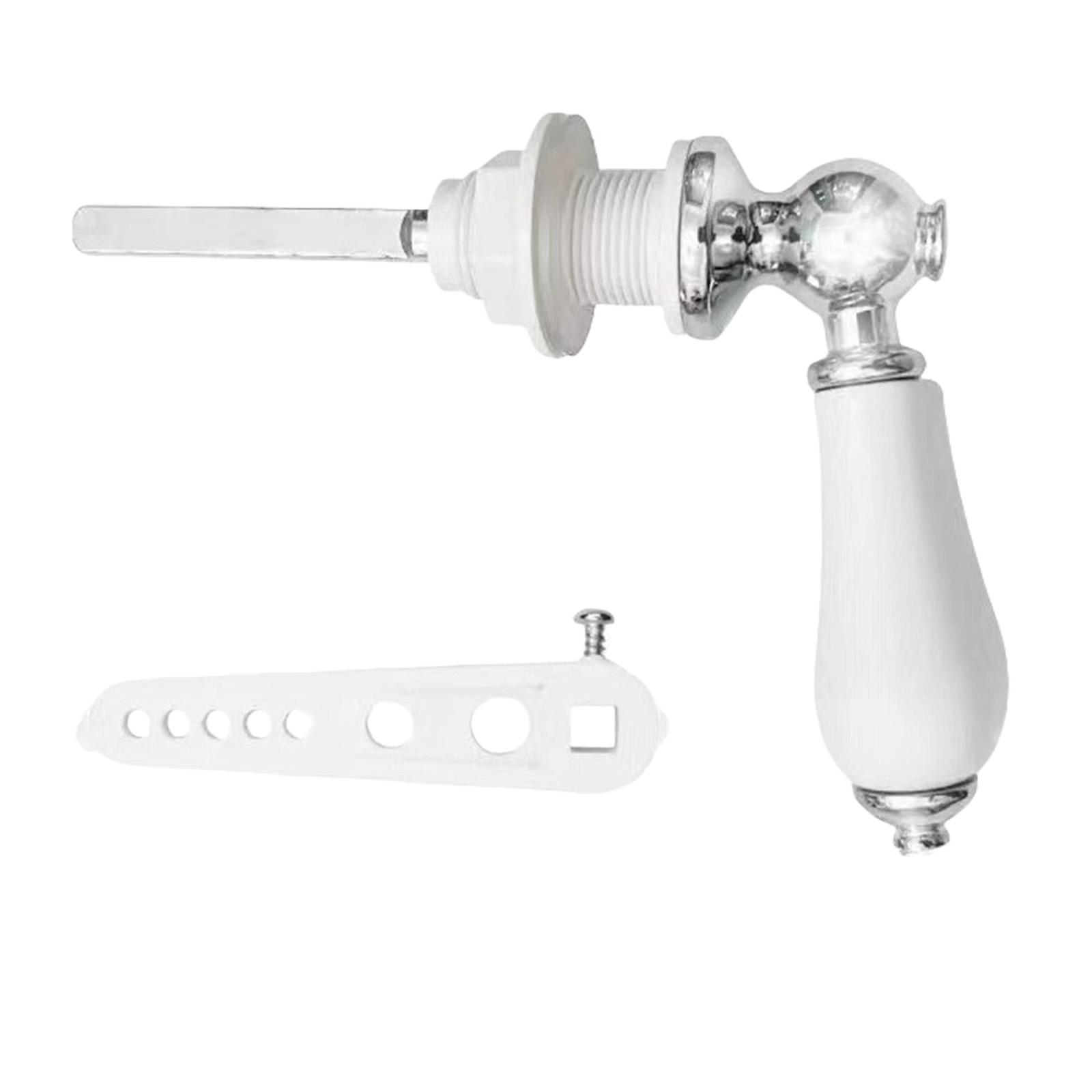 

Ручка слива унитаза для ванной, замена, ручка рычага слива унитаза, боковое крепление, керамический унитаз, рычаг слива, простая в использовании