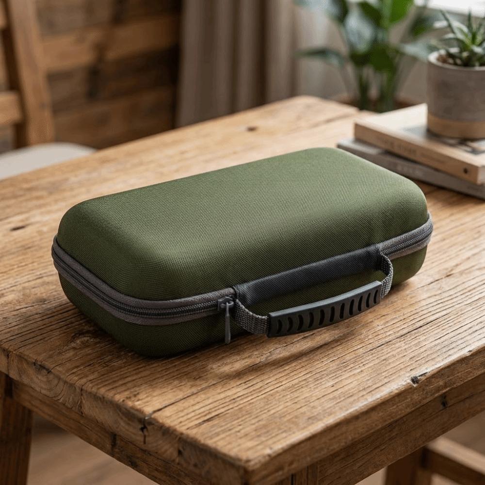 Hard Shell Wireless Microphone Case Water-Resistant Mic Travel Bag Shockproof Case Business Trip