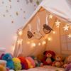 1/3Pcs Wooden Bird Hanging Decorations Artificial Wood Home Decor Vintage Style Hanging With Rope Design Pendant Bohemian Style