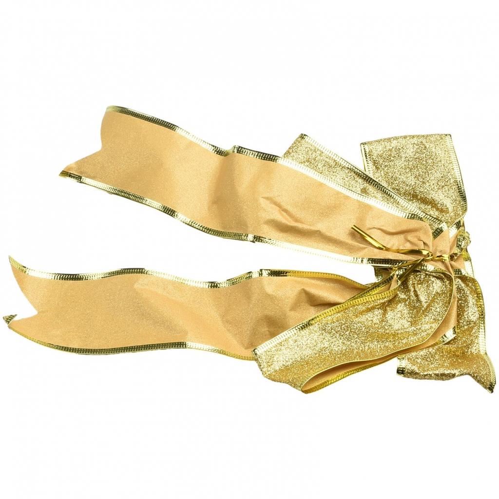 Vibrant Christmas Bow Decoration Ornament for Dressing Up Your Tree Pack of 5