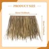 Roof Thatch Roofing Panel DIY Easy to Use Palm Roll Grass Skirting for Gardens Fence