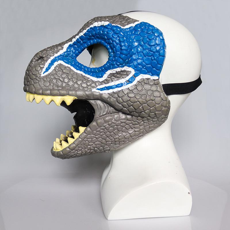 Halloween Opening Dinosaur Mask Halloween Foldable Latex Dinosaur Masque for Halloween Themed Party Accessory