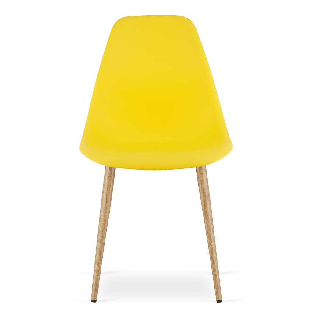 Wat Chair Yellow / Natural Legs X 3
