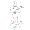 Integrated Cutter Display Stand Durable Acrylic Organizers Space Saving Kitchen Countertop Storage For Home And Restaurant Use